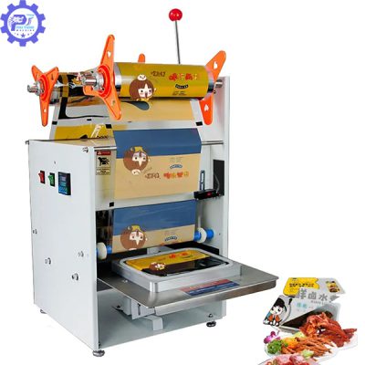 Cách vận hành máy ép cốc thạch bán tự động