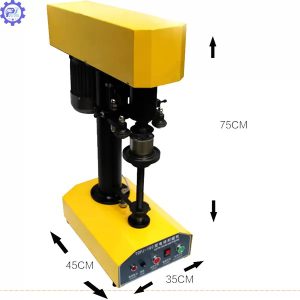 Cấu tạo máy viền mí lon bán tự động