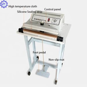 Đặc điểm, cấu tạo máy Hàn Dập Chân Dây Nhiệt Chân Cao 400mm