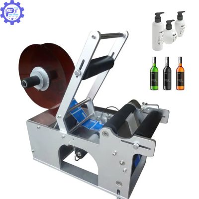 Máy dán decal chai tròn bán tự động LT 50 