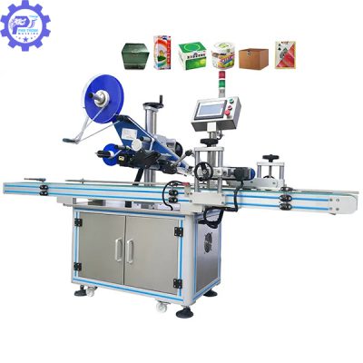 Máy dán decal nắp chai linh kiện tự động 
