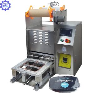 Máy dán hộp vuông thực phẩm tự động loại 1 hộp