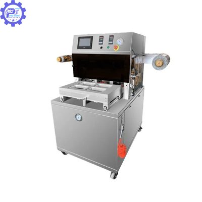 Máy dán miệng hộp hút và thổi khí 
