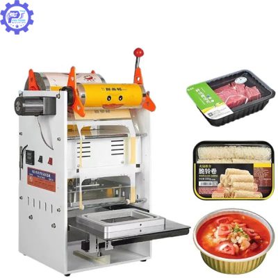 Máy ép miệng hộp hình chữ nhật 