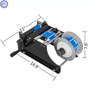 Ưu điểm máy dán nhãn decal chai tròn quay tay